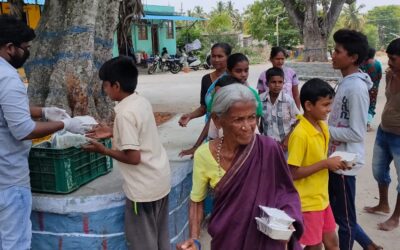 Distribution of Food Packets for Needy